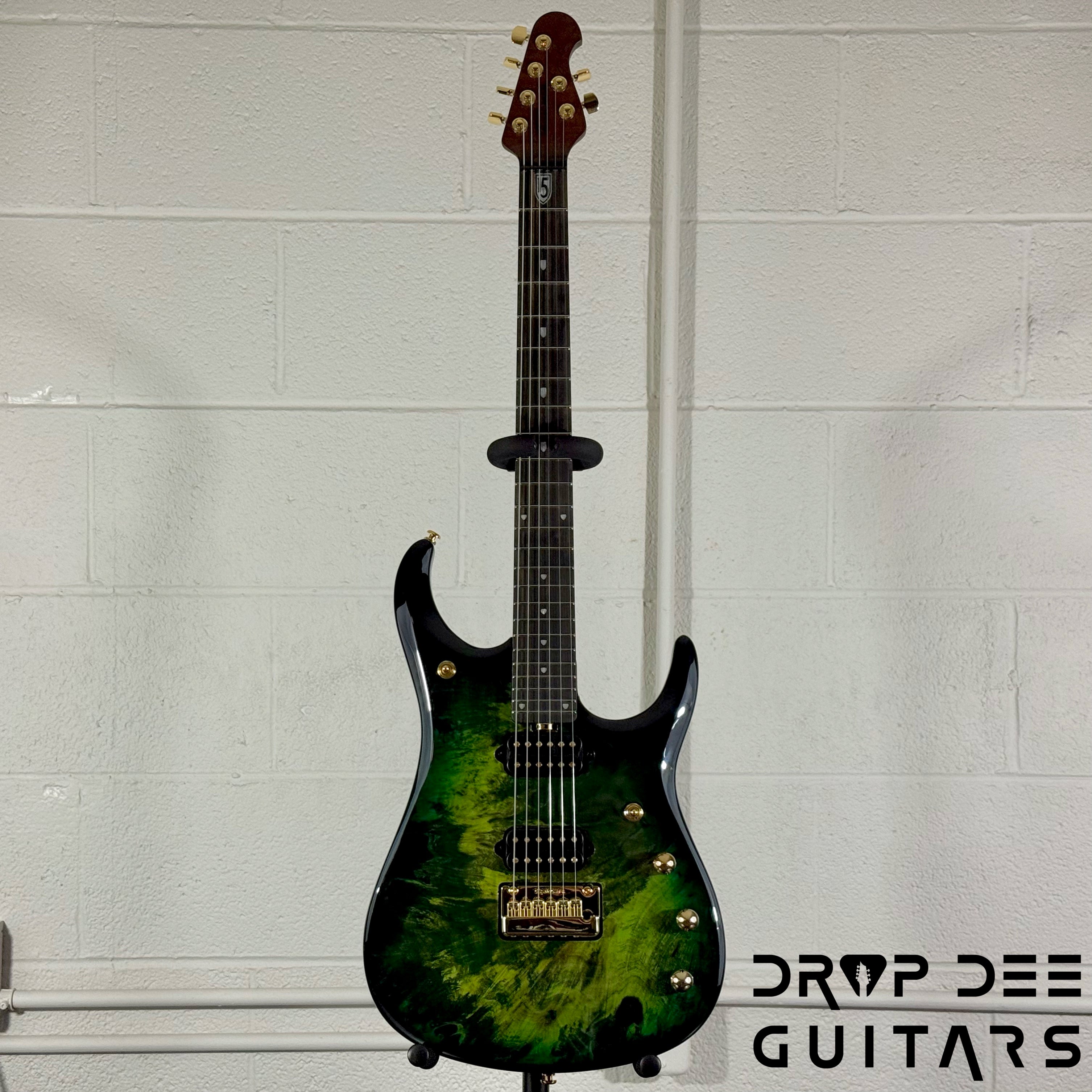 Ernie Ball Music Man BFR JP15 Electric Guitar w/ Case - Toxic Sludge