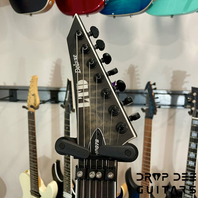 ESP LTD M-1007 Baritone 7-String Electric Guitar - Charcoal Burst Satin