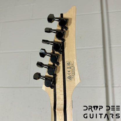 Ibanez Prestige RG5120ML Left-Handed Electric Guitar w/ Case - Frozen Ocean