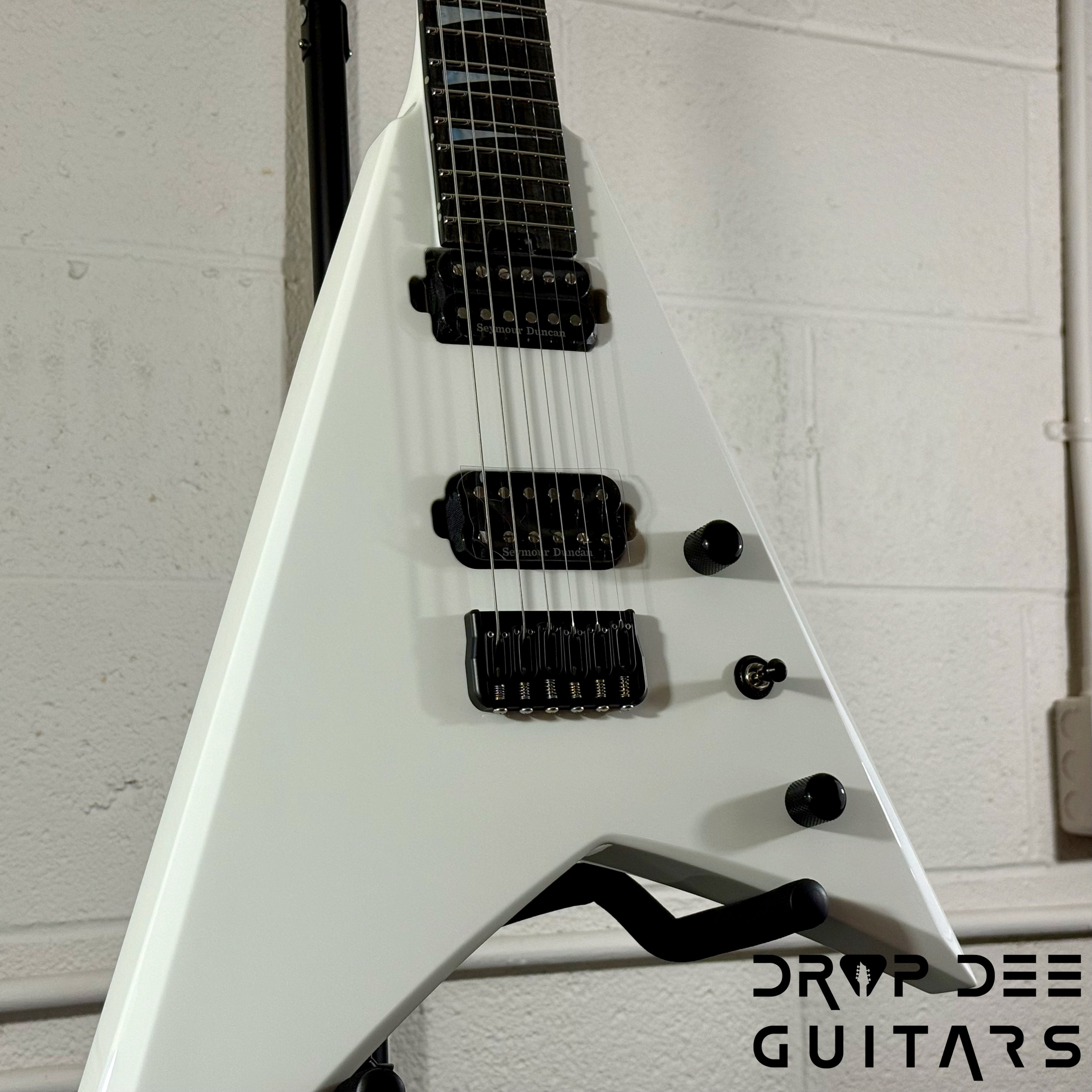 Jackson American Series Rhoads RR24 HT Electric Guitar w/ Case - Snow White