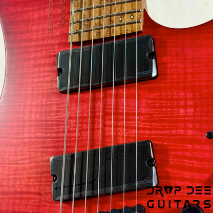 Strandberg Boden Original N2.7 7-String Multiscale Headless Electric Guitar w/ Bag - Sunset Coral Burst Satin