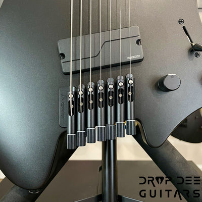Strandberg Boden Metal NX 7 Multiscale Headless 7-String Electric Guitar w/ Bag - Black Granite