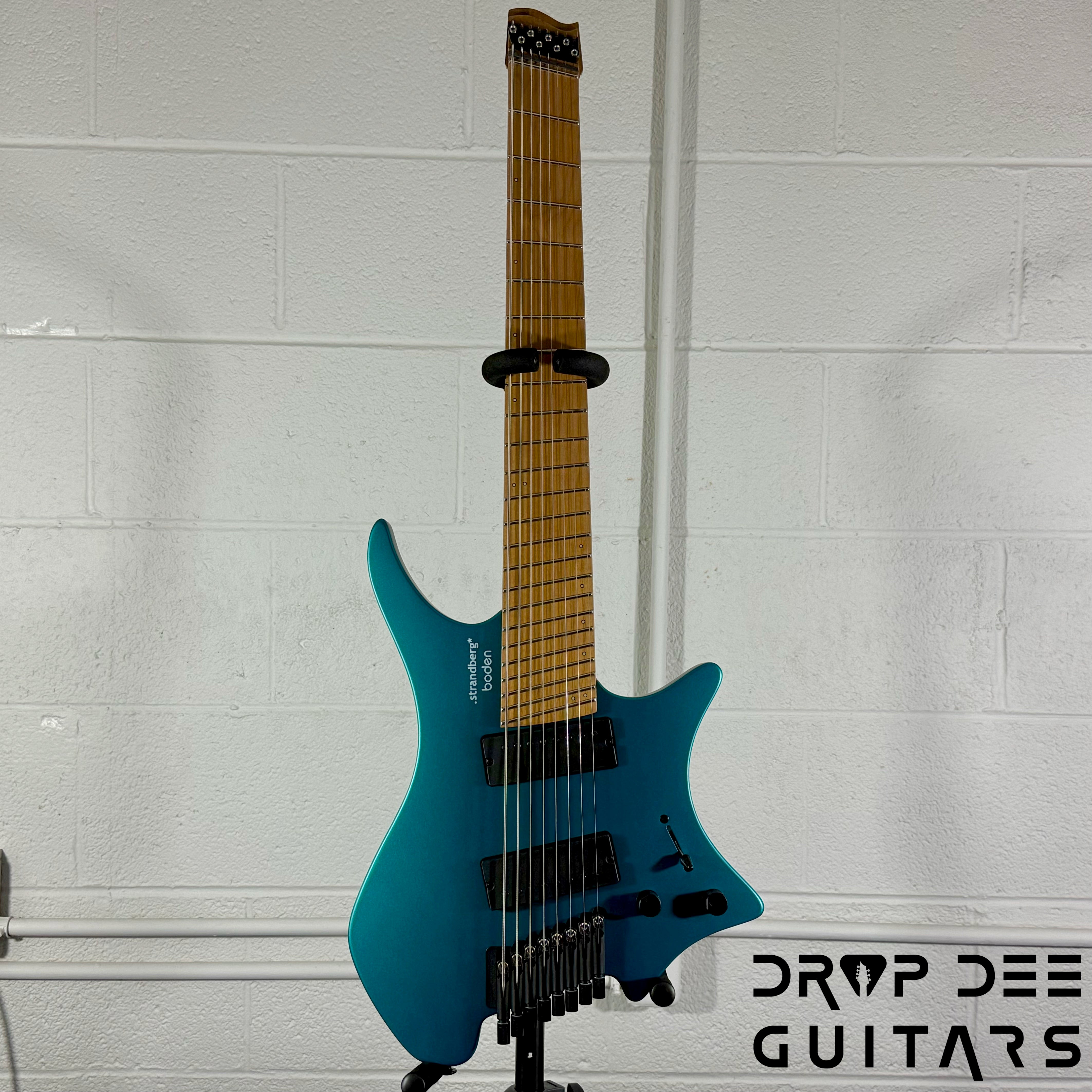 Strandberg Boden Standard N2.8 8-String Multiscale Headless Electric Guitar w/ Bag - Transformative Teal Metallic