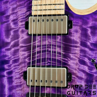 Mayones Duvell Elite 7 Baritone 7-String Electric Guitar w/ Case - Infinite Purple