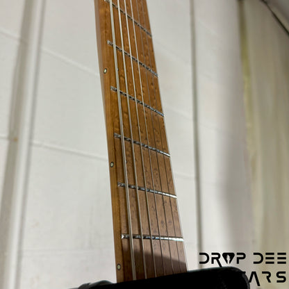 Strandberg Boden Original N2.7 7-String Multiscale Headless Electric Guitar w/ Bag - Black Denim Burst Satin