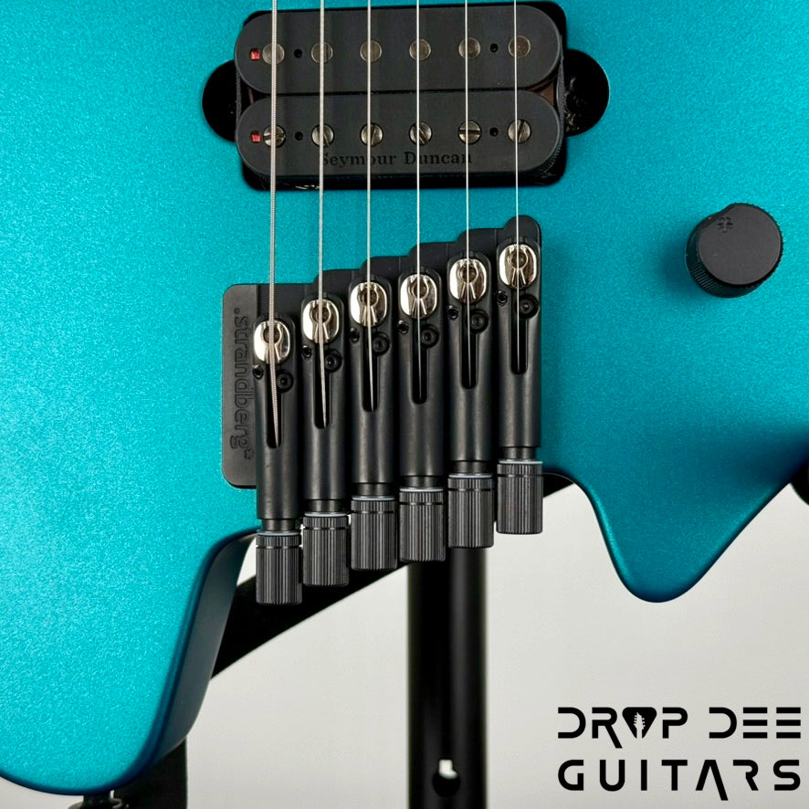 Strandberg Boden Standard N2.6 Multiscale Headless Electric Guitar w/ Bag - Transformative Teal Metallic