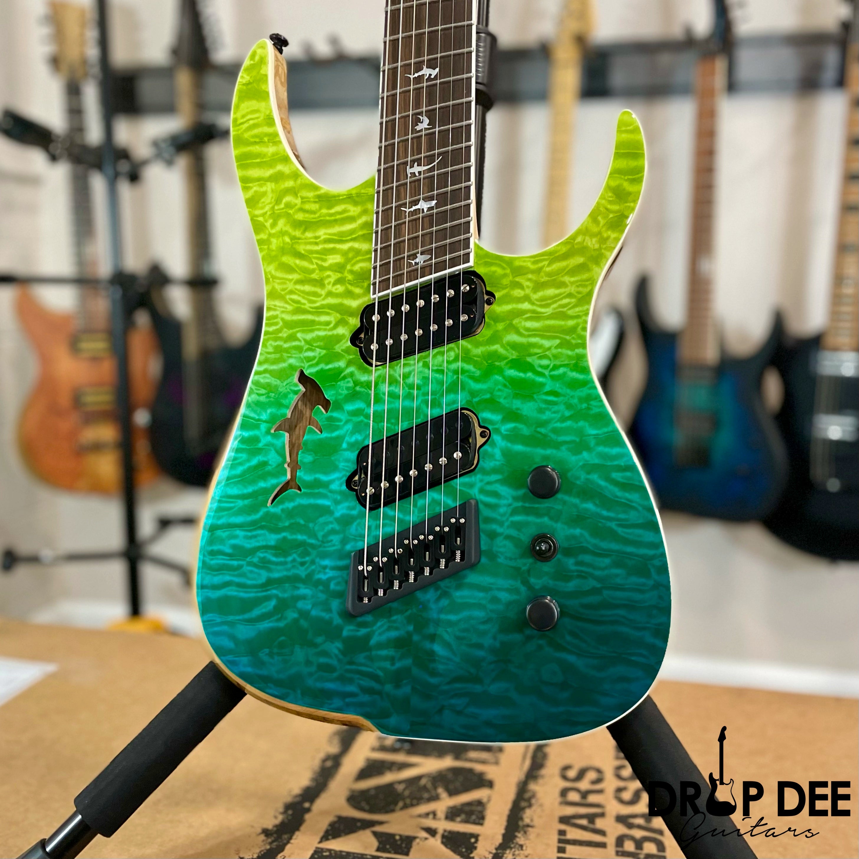 Ormsby Hype GTR Limited Edition Shark 7-String Electric Guitar w/ Bag