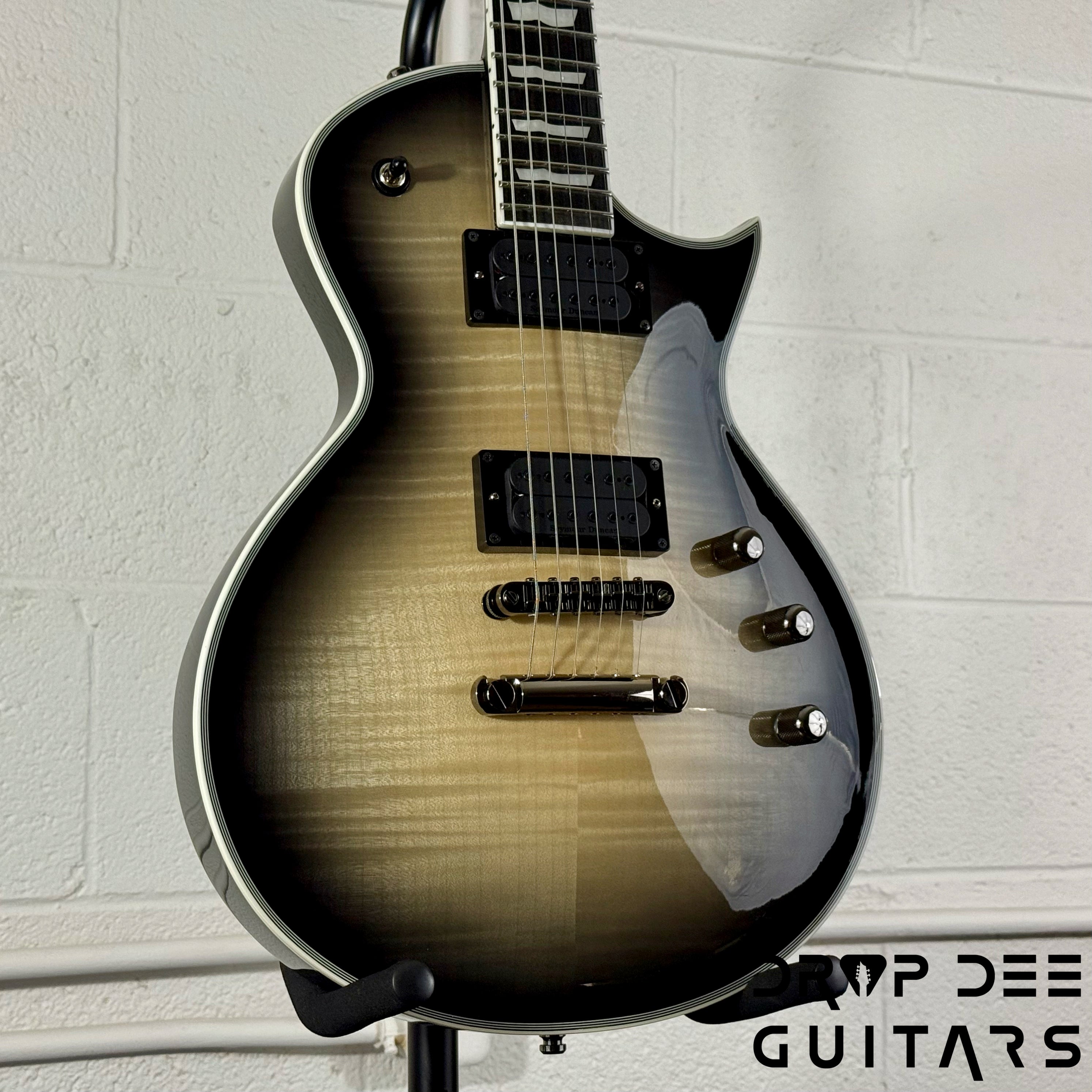 ESP E-II Eclipse FM Electric Guitar/ Case - Black Natural
