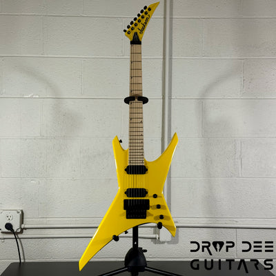 Jackson Pro Series Dave Davidson Signature WR7 Baritone 7-String Electric Guitar w/ Bag - Ferrari Yellow