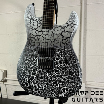 Schecter USA Custom Shop John Browne Signature Zenith Electric Guitar w/ Case - Fracture White