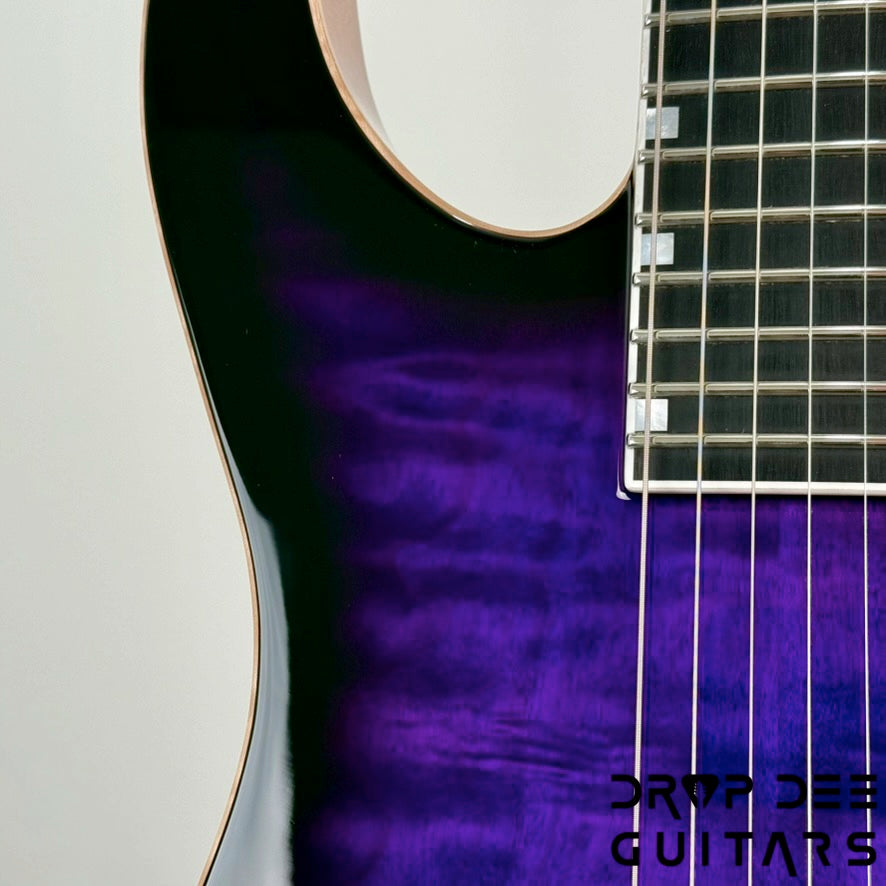 ESP USA M-I NTB NT Electric Guitar w/ Case - Dark Purple Sunburst