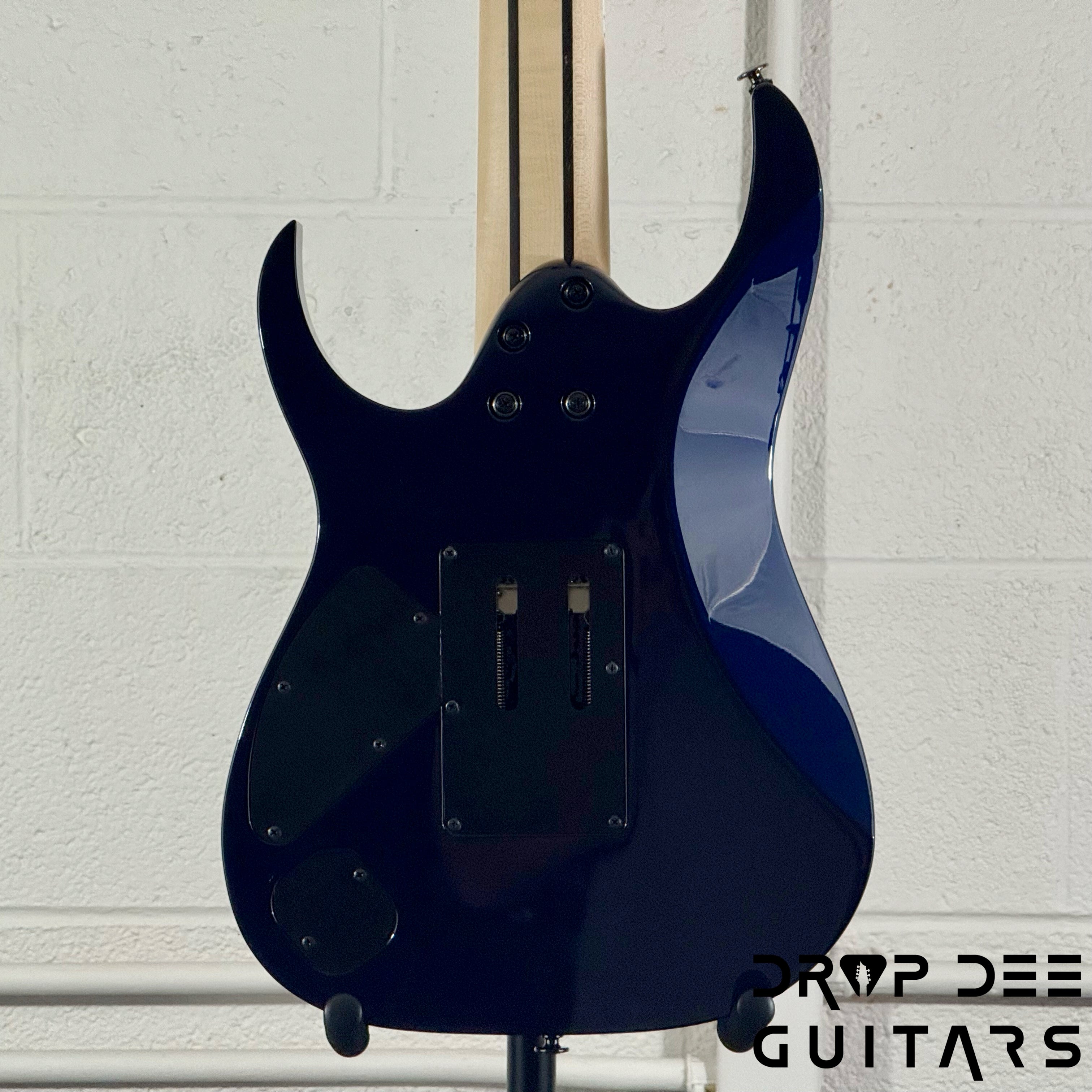 Ibanez Prestige RG2027XL Baritone 7-String Electric Guitar w/ Case - Dark Tide Blue