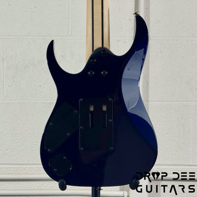 Ibanez Prestige RG2027XL Baritone 7-String Electric Guitar w/ Case - Dark Tide Blue