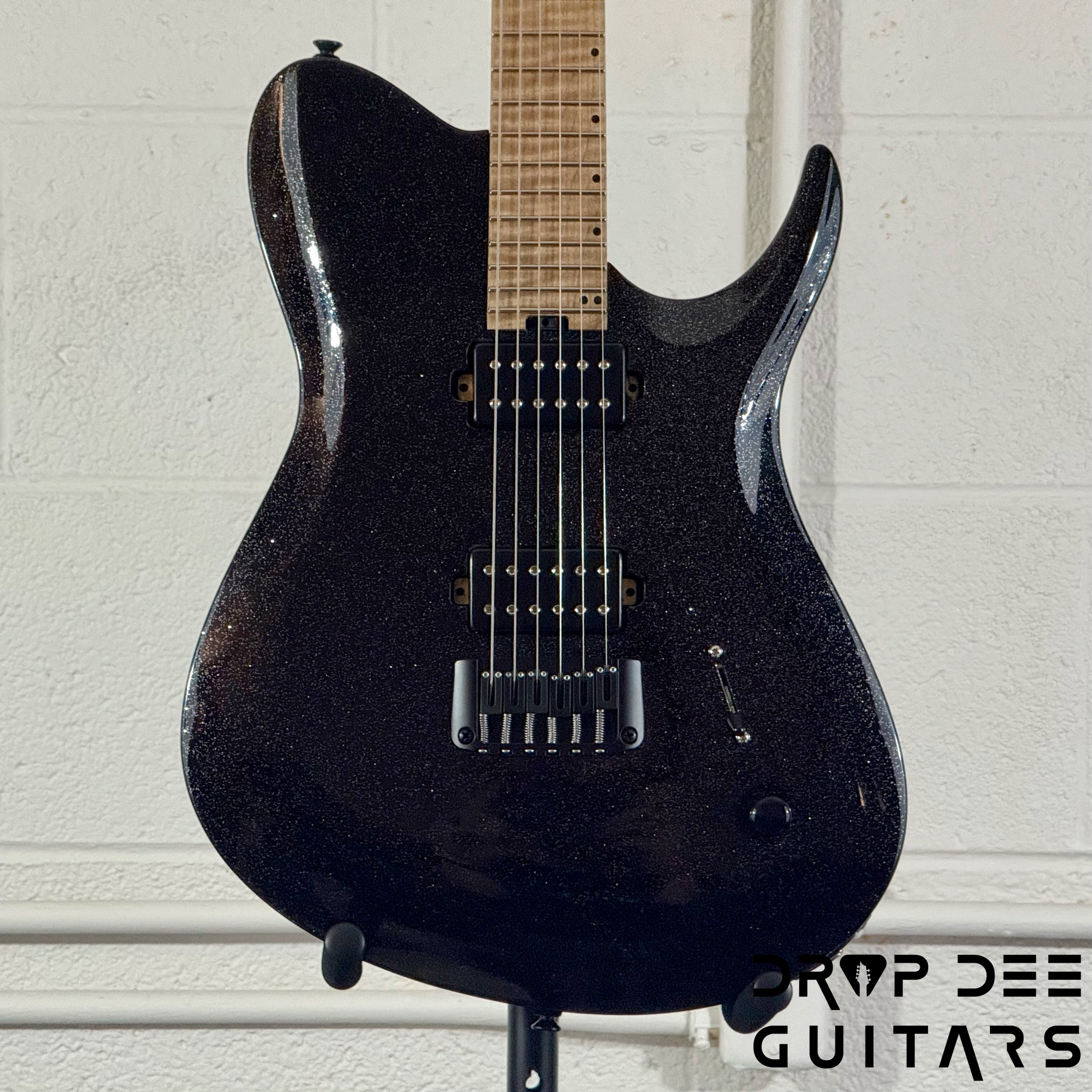 Balaguer USA Series Seraph Modern Electric Guitar w/ Case (624) - Gloss Metallic Black