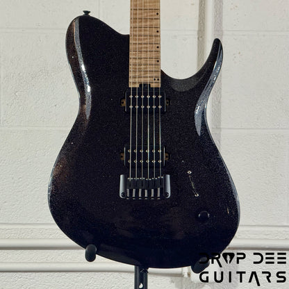 Balaguer USA Series Seraph Modern Electric Guitar w/ Case (624) - Gloss Metallic Black