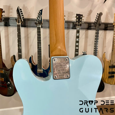 Schecter Custom Shop PT Wembley Studio Electric Guitar w/ Case - Sonic Blue Aged Nitro