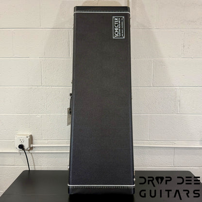 Schecter USA Custom Shop John Browne Signature Zenith 7 Baritone 7-String Electric Guitar w/ Case - Fracture White