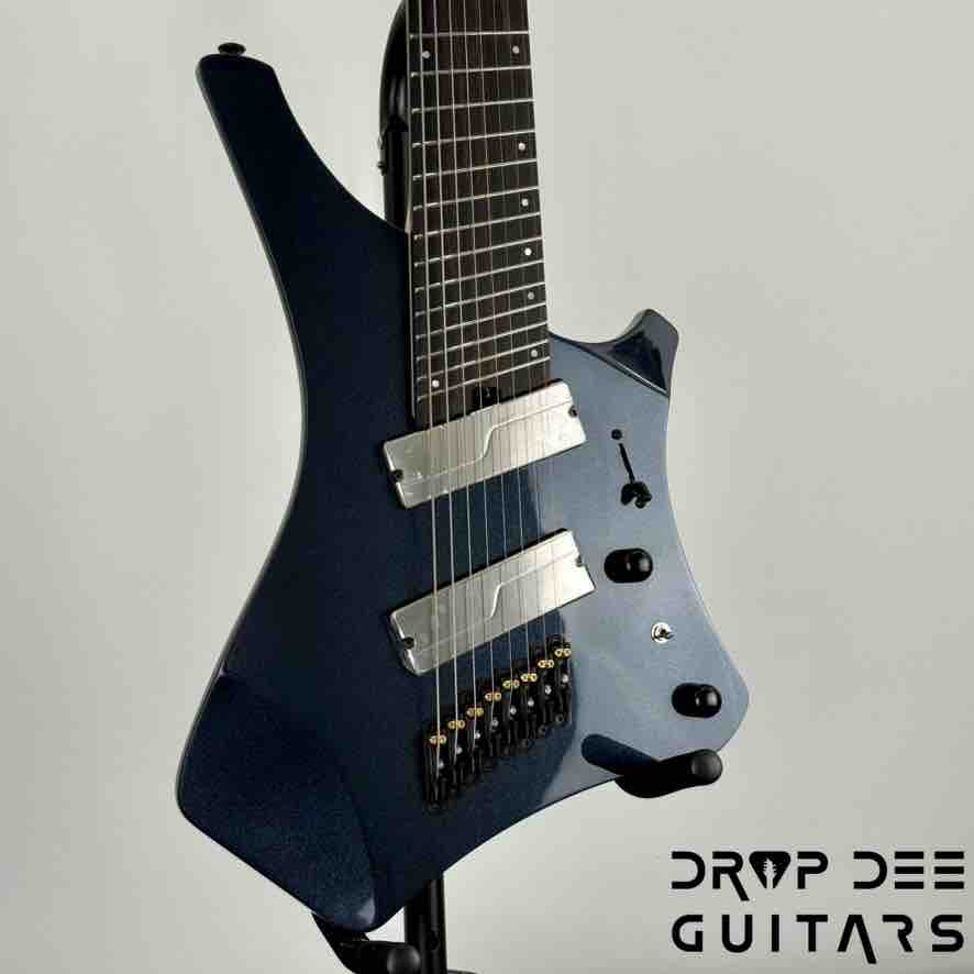 Ibanez Alpha A528 Multiscale 8-String Electric Guitar w/ Bag - Iron Pewter