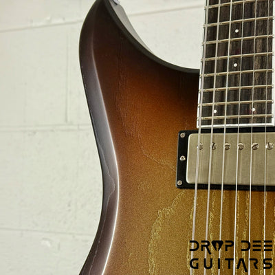 Dunable USA Custom Shop Yeti Baritone Electric Guitar w/ Case - Gold Burst