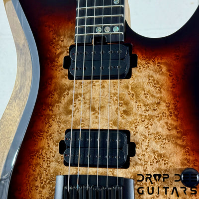 Schecter Custom Shop Sunset Extreme 6 Electric Guitar w/ Case - Bronze Burst