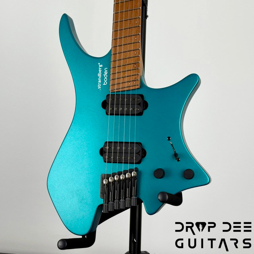 Strandberg Boden Standard N2.6 Multiscale Headless Electric Guitar w/ Bag - Transformative Teal Metallic