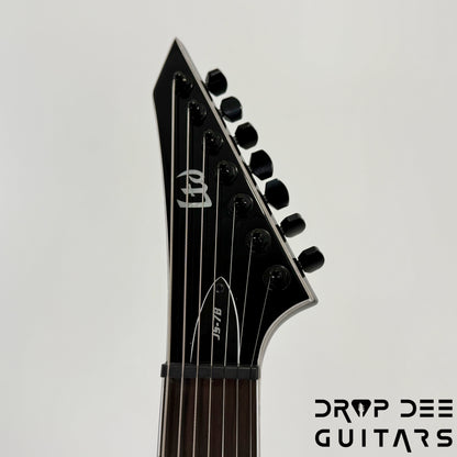 ESP LTD Jack Simmons JS-7 Baritone 7-String Electric Guitar w/ Case - Black