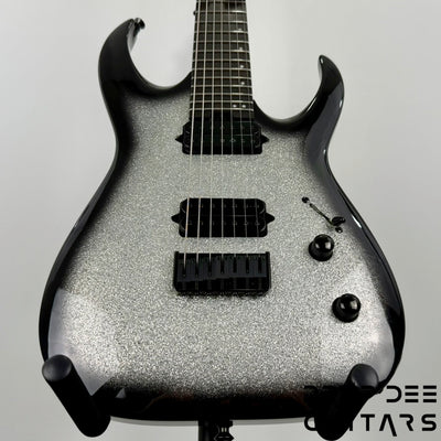 Jackson Pro Plus Series Signature Misha Mansoor Juggernaut HT7 7-String Electric Guitar w/ Bag - Silverburst Sparkle