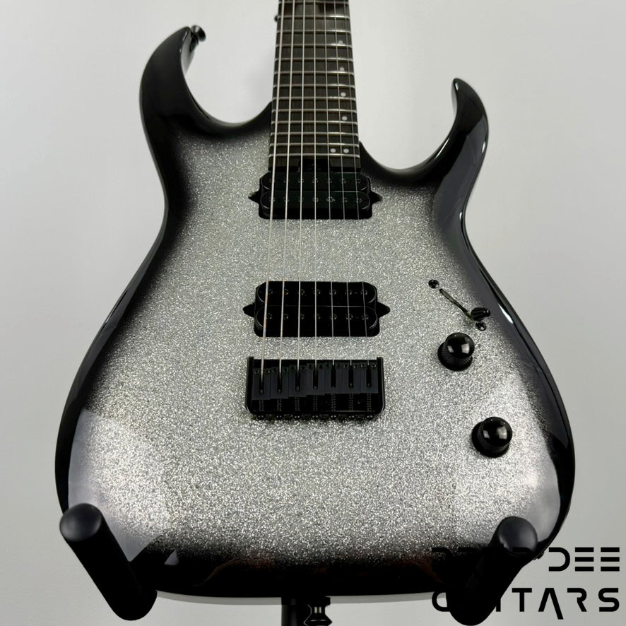 Jackson Pro Plus Series Signature Misha Mansoor Juggernaut HT7 7-String Electric Guitar w/ Bag - Silverburst Sparkle