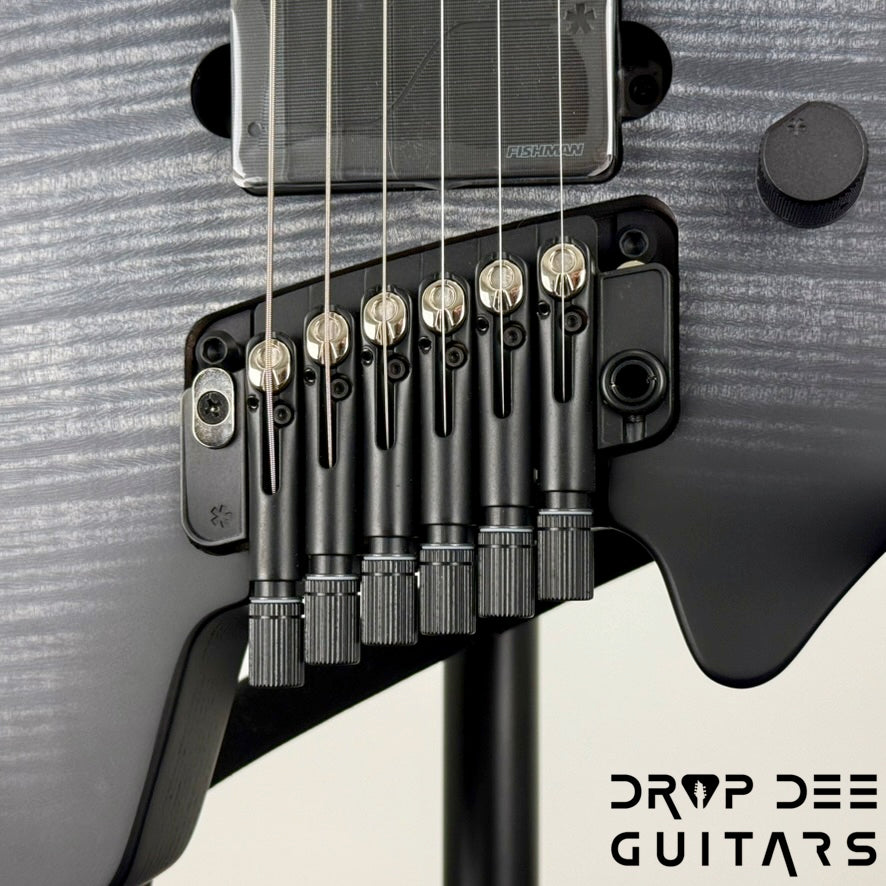 Strandberg Boden Original N2.6T Tremolo Multiscale Headless Electric Guitar w/ Bag - Black Denim Burst Satin