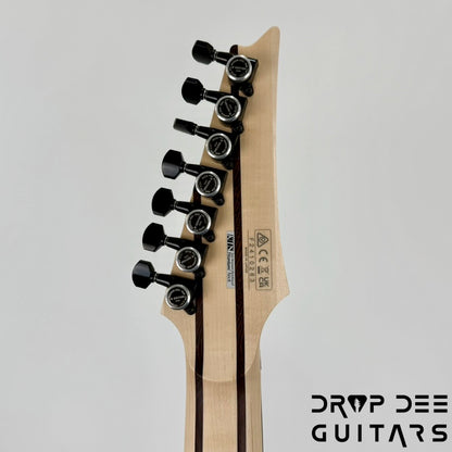 Ibanez Prestige RGDR4327 Baritone 7-String Electric Guitar w/ Case - Natural Flat