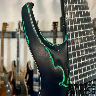 Ormsby Custom Shop Goliath Black Friday Rainbow Multiscale Headless 7-String Electric Guitar w/ Bag - Black Friday Rainbow