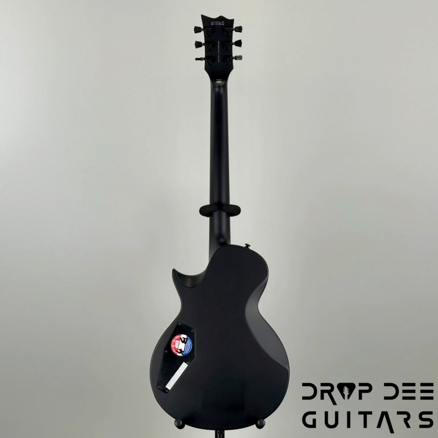 ESP LTD EC Black Metal Electric Guitar - Black Satin – Drop Dee