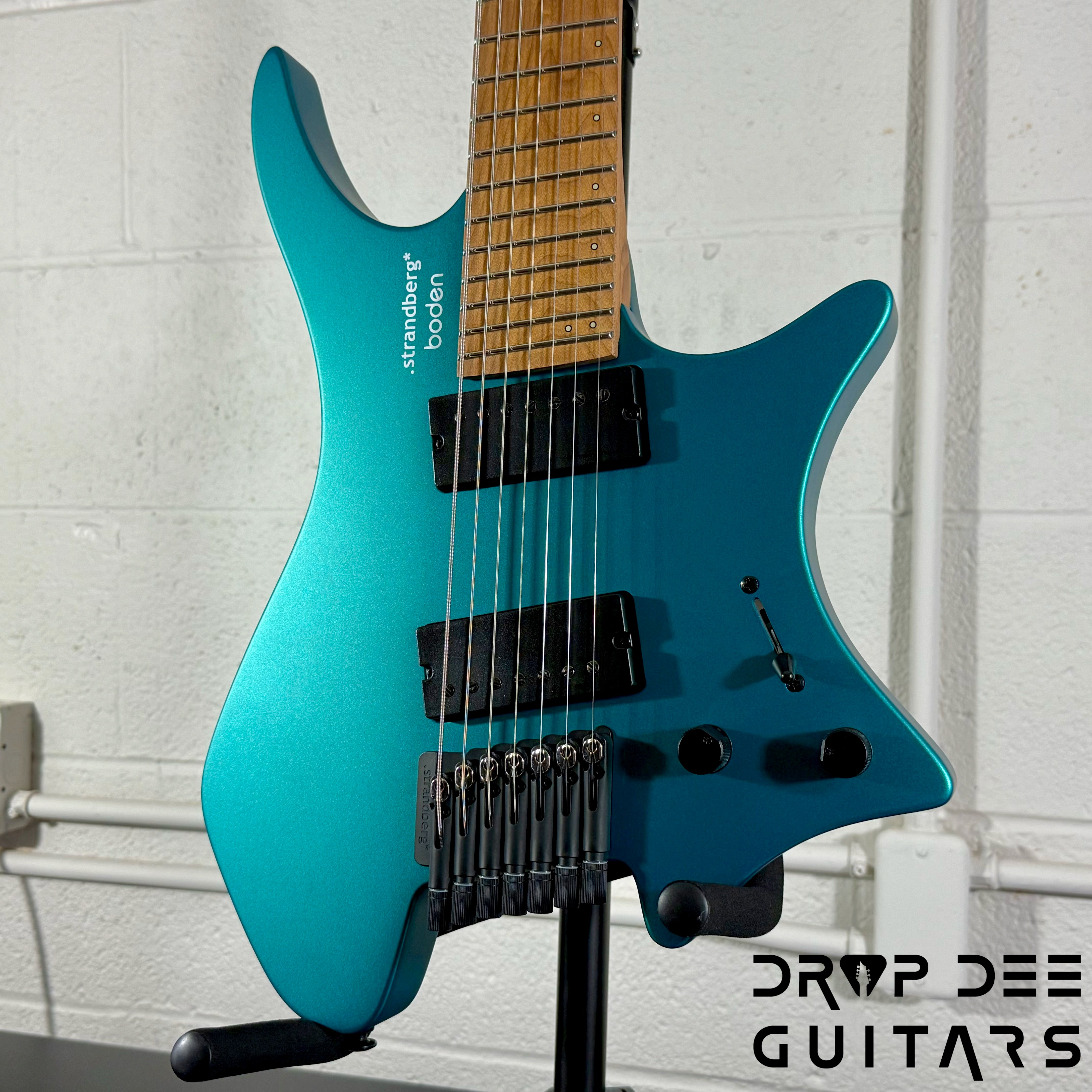Strandberg Boden Standard N2.7 7-String Multiscale Headless Electric Guitar w/ Bag - Transformative Teal Metallic