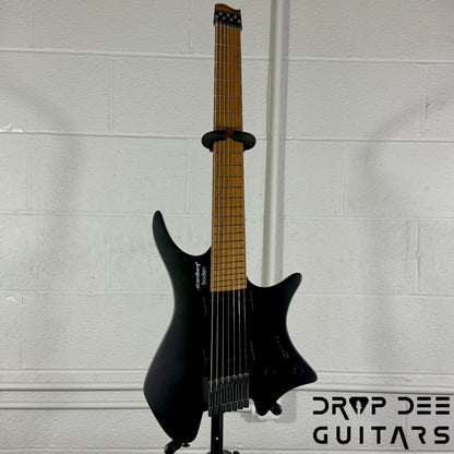 Strandberg Boden Standard N2.7 7-String Multiscale Headless Electric Guitar w/ Bag - Black Satin Metallic