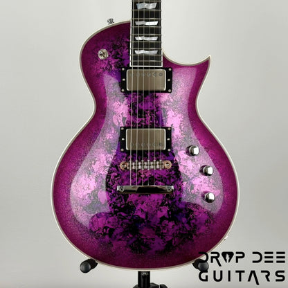 ESP Original Series Eclipse Custom Electric Guitar w/ Case - Purple Peel