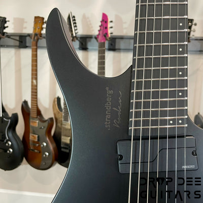 Strandberg Boden Metal NX 7 Multiscale Headless 7-String Electric Guitar w/ Bag - Black Granite