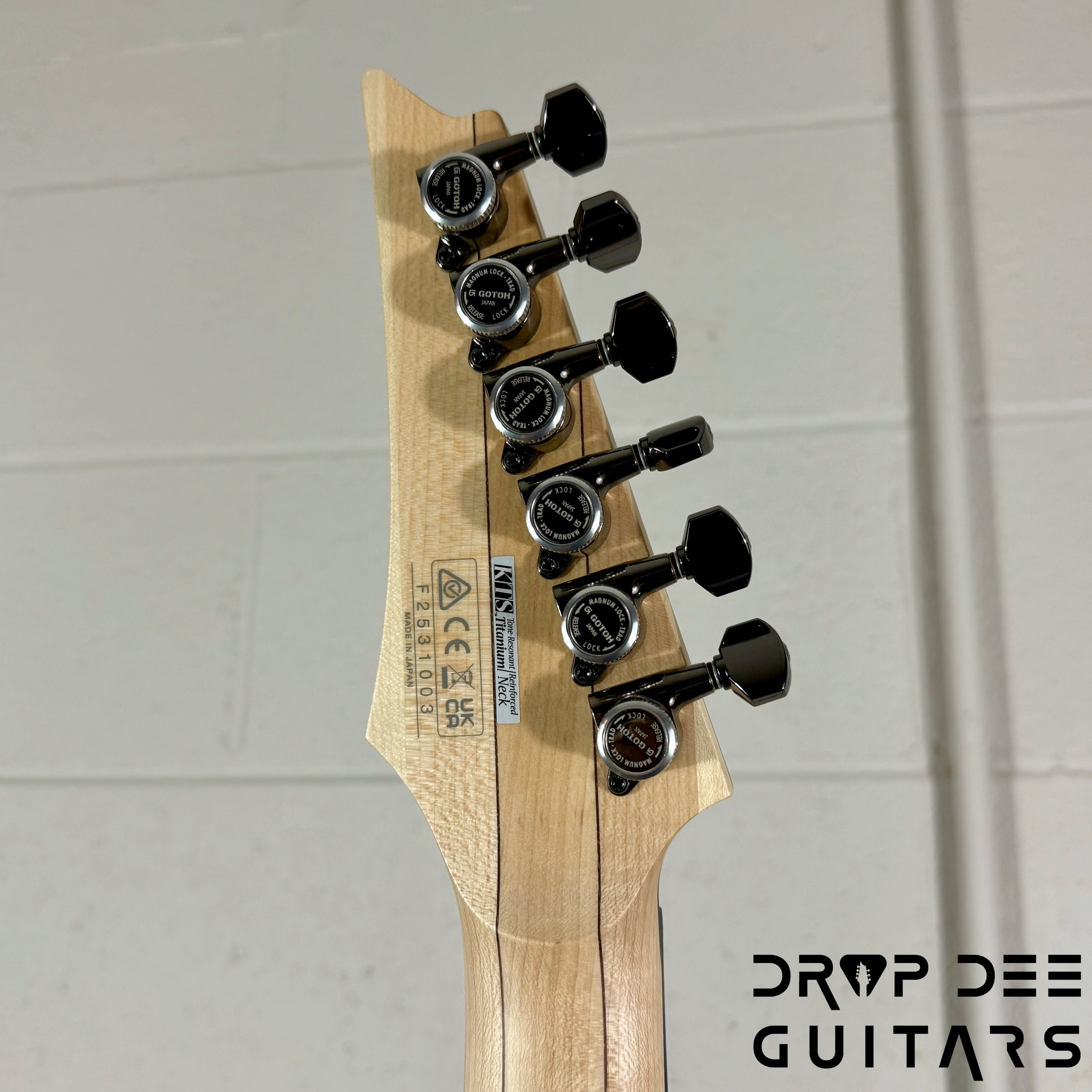 Ibanez Prestige S6621AH Electric Guitar w/ Case - Transparent Gray Burst