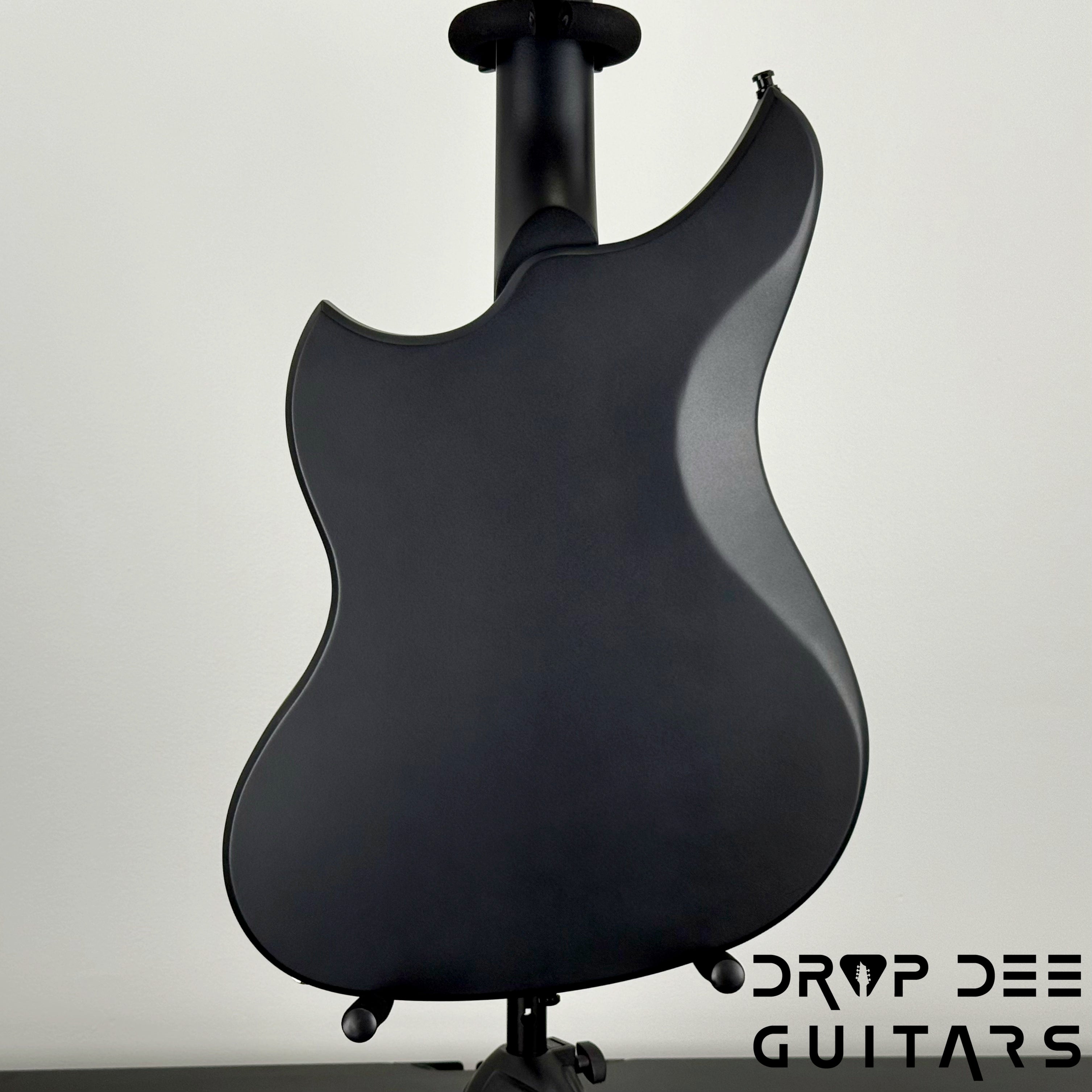 Dunable USA Custom Shop Yeti Electric Guitar w/ Case - Murder Blackout Satin