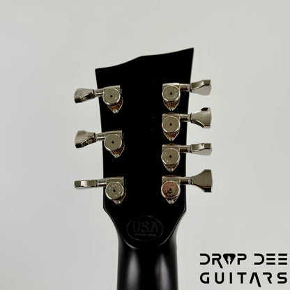 Dunable USA Custom Shop Cyclops 7 7-String Electric Guitar w/ Case - Satin Black