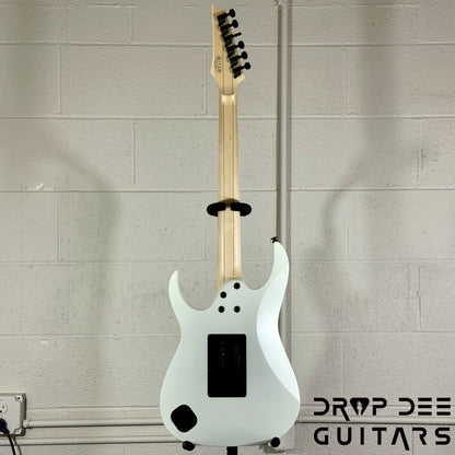 Ibanez Prestige RG653DX Electric Guitar w/ Case - White Flat