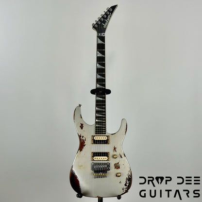 Jackson USA Custom Shop Special Edition Soloist Electric Guitar w/ Case - Inca Silver Over 3 Tone Sunburst