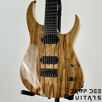 Infinia Ceres 7 Baritone 7-String Electric Guitar w/ Bag - Natural
