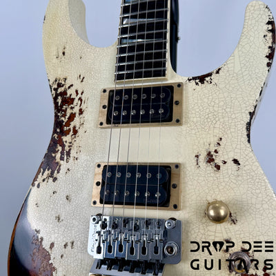 Jackson USA Custom Shop Special Edition Soloist Electric Guitar w/ Case - Vanilla Shake Over 3 Tone Sunburst