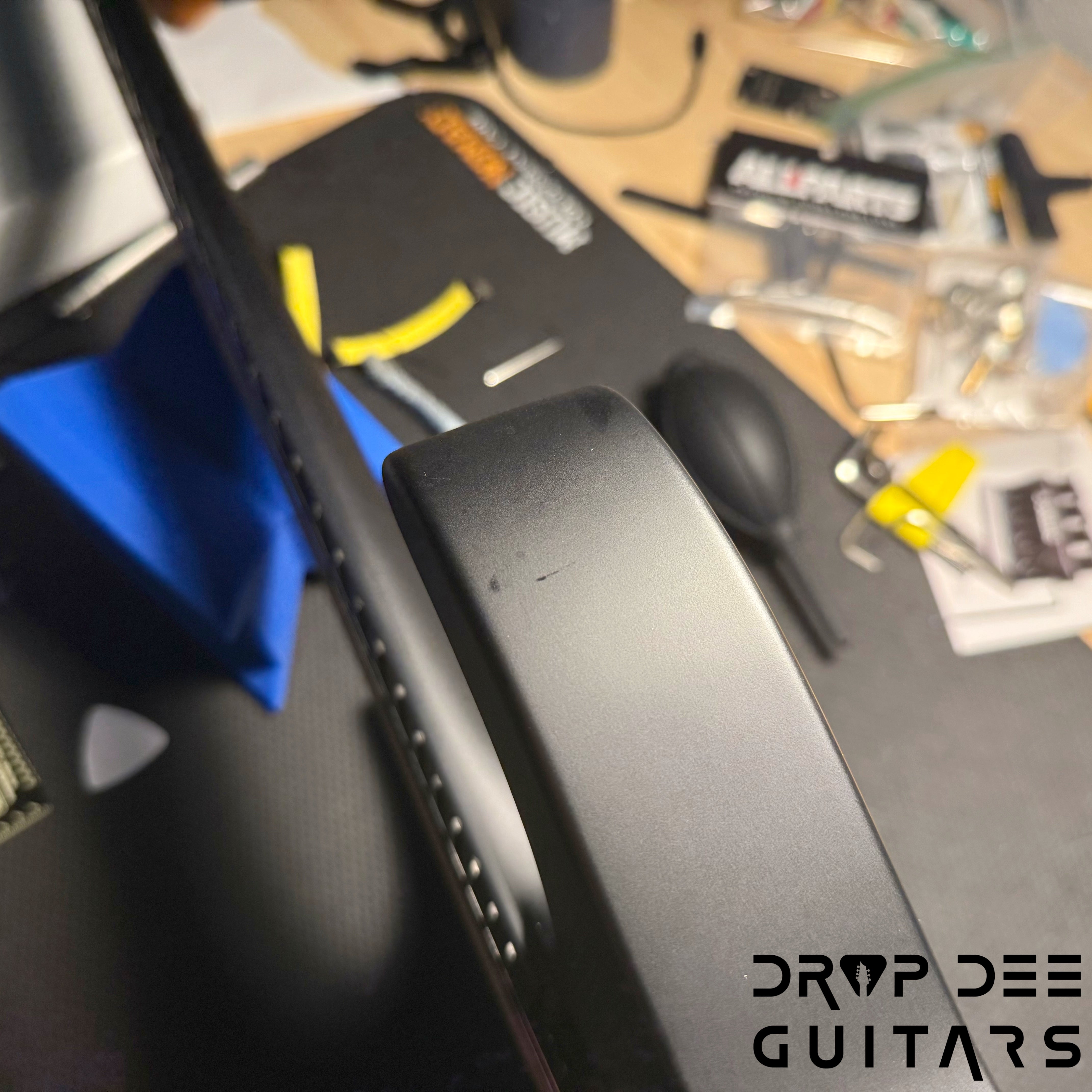 Jackson Custom Shop Soloist FR FMT Electric Guitar w/ Case - Trans Black Burst