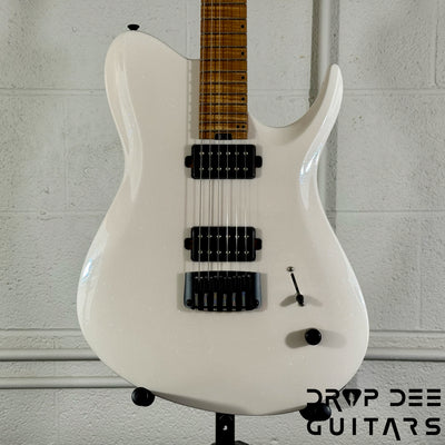Balaguer USA Series Seraph Modern Electric Guitar w/ Case (324) - Gloss Metallic Jewel White