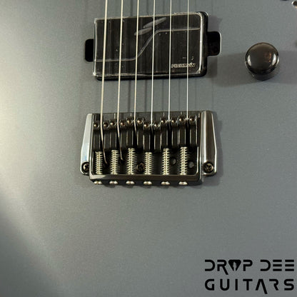 Ibanez Prestige RGR5121RB Electric Guitar w/ Case - Gray Metallic Flat