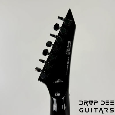 ESP LTD Jack Simmons JS-7 Baritone 7-String Electric Guitar w/ Case - Black