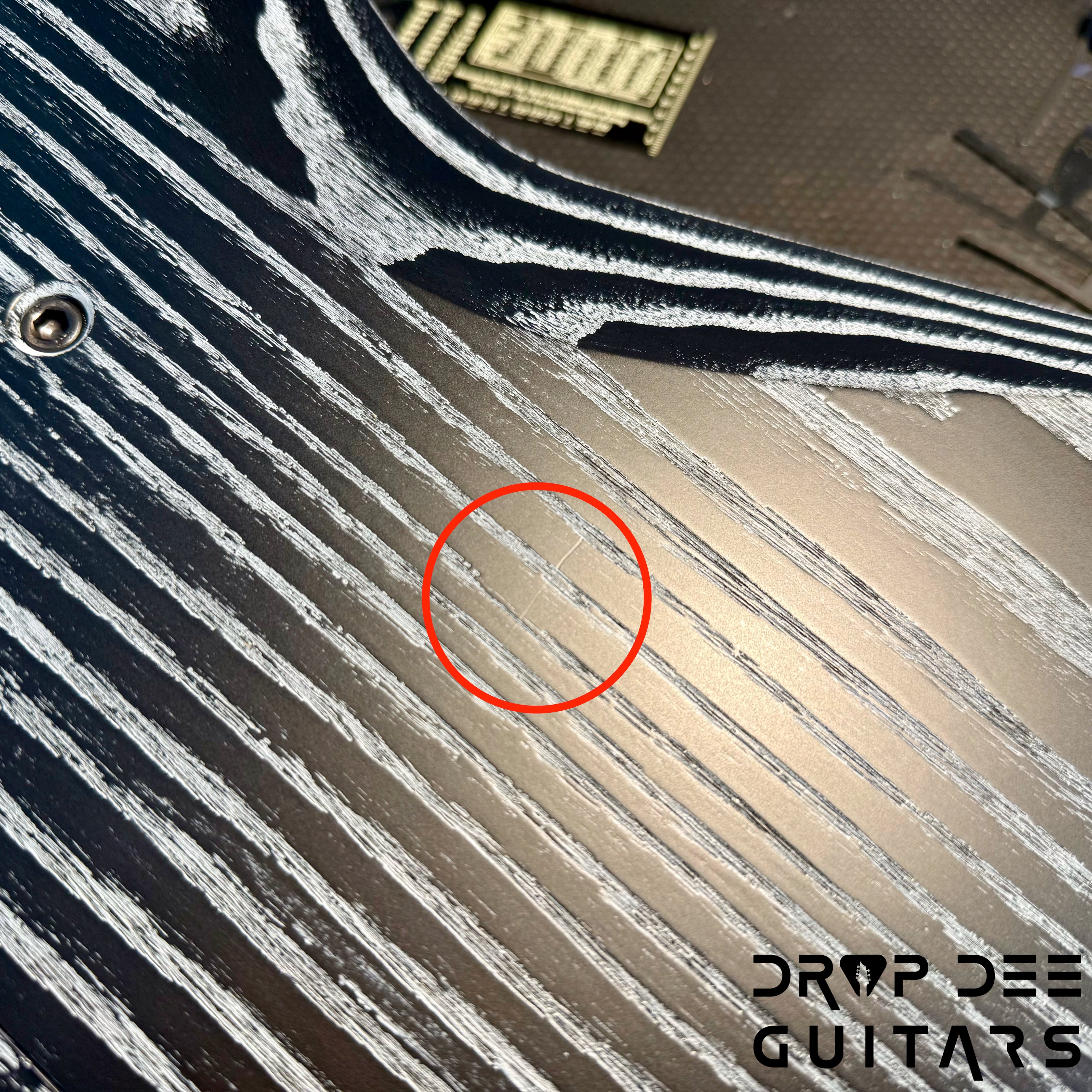 Infinia Neptune Headless Electric Guitar w/ Bag - Solid Lunar Black