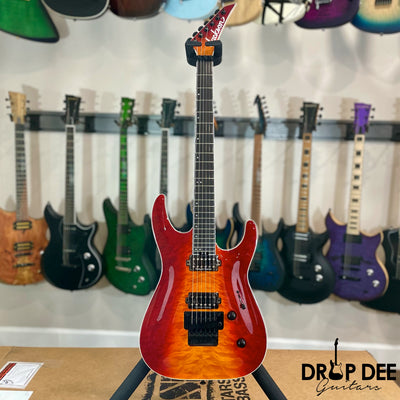 Jackson Pro Plus Series Dinky DKAQ Electric Guitar w/ Bag - Firestorm
