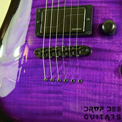 ESP USA Horizon-II Electric Guitar w/ Case - Dark Purple Sunburst
